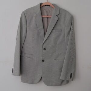 Express Men's Pinstripe Cotton Blazer